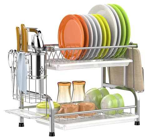 stainless steel dish drainer cabinet dish drainer|stainless steel dish draining rack.